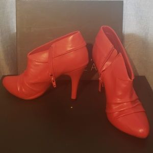 Charlotte Russe Red Booties